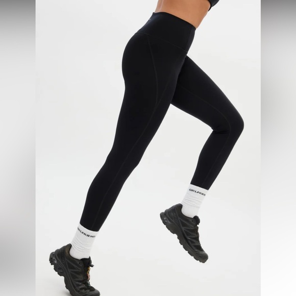 Girlfriend Collective Black Compressive High Rise Leggings - Picture 5 of 11